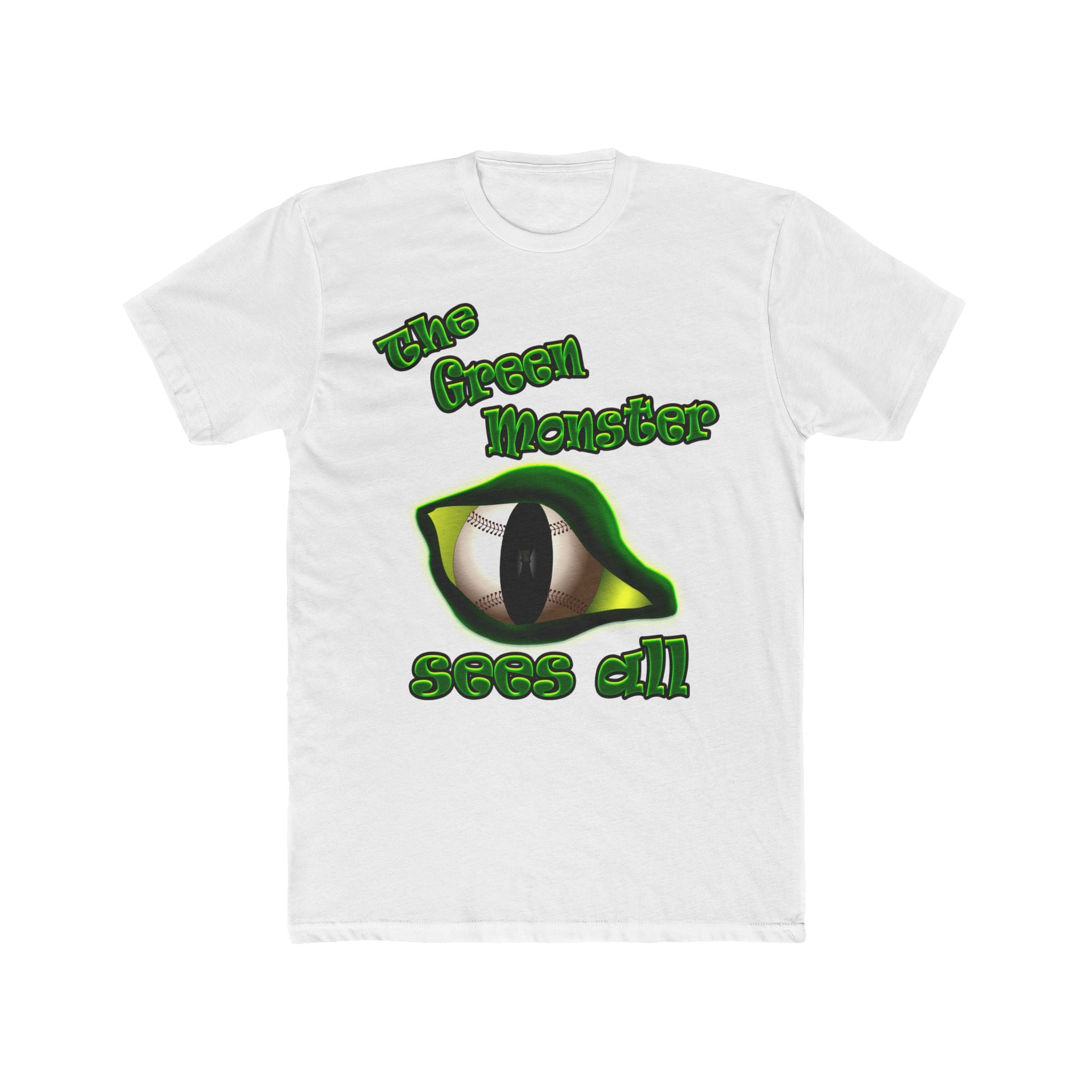 green monster - Men's Cotton Crew Tee