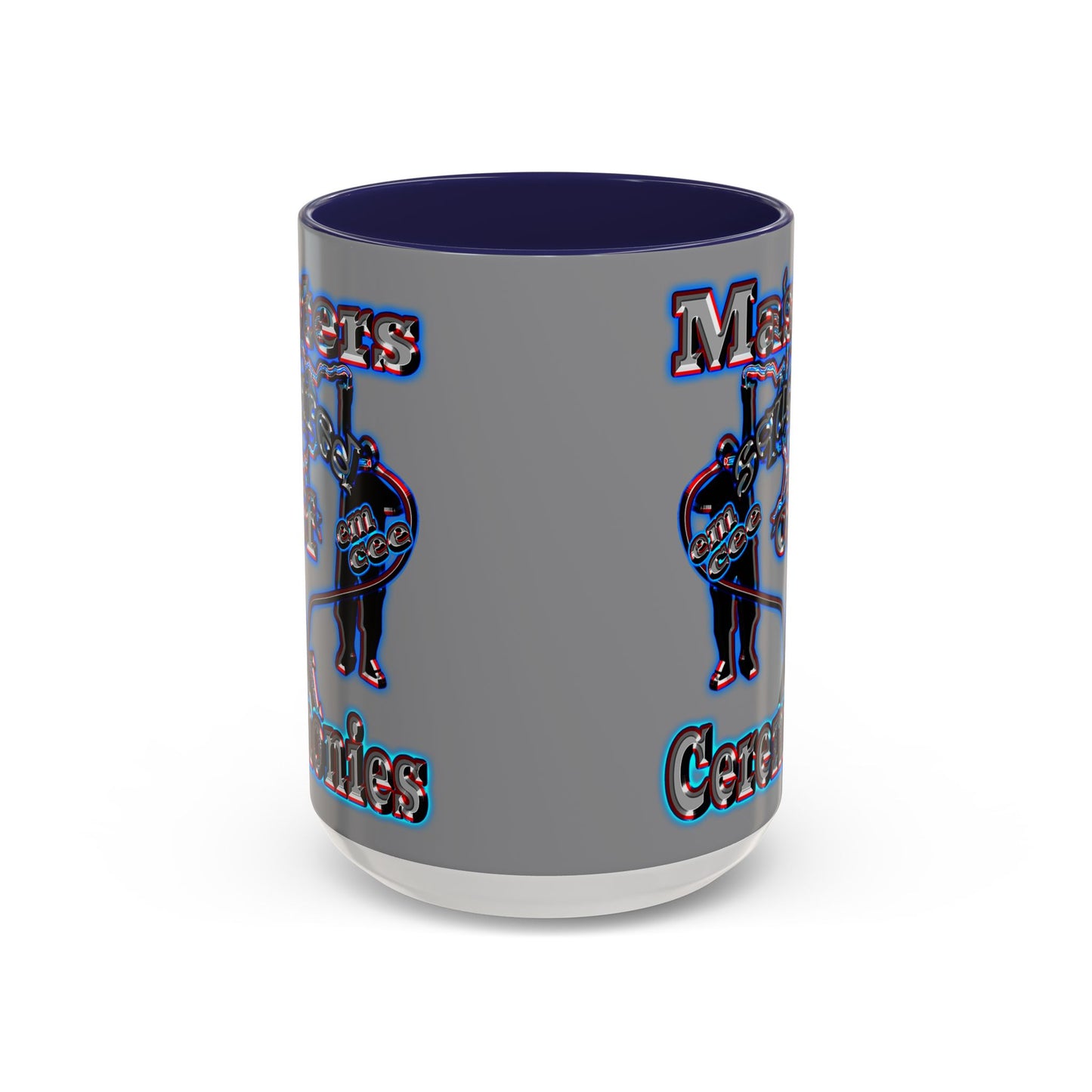 em cee squared - Accent Mug (grey)