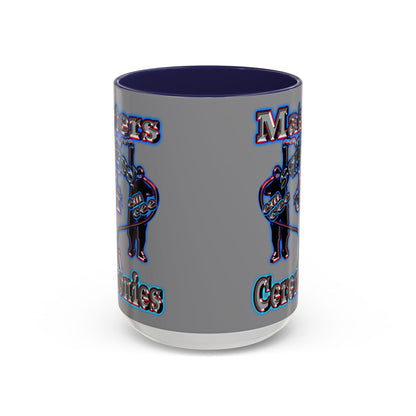em cee squared - Accent Mug (grey)