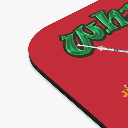 the bum's shit - Mouse Pad (Rectangle) (dark red)