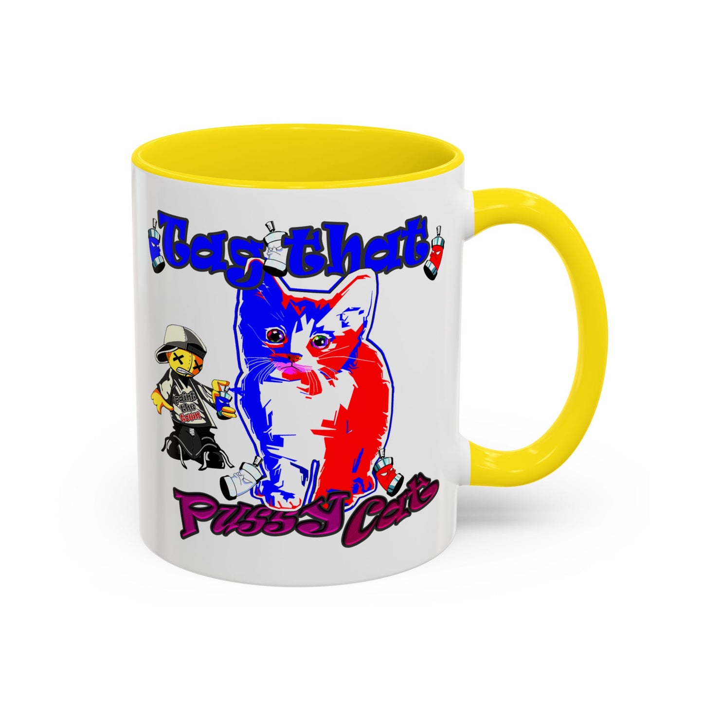 tag that - Accent Mug (white)
