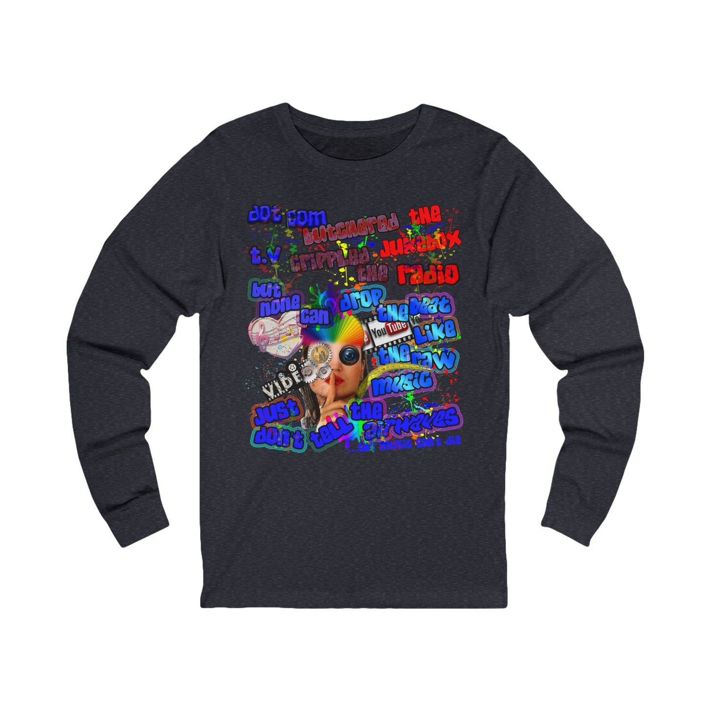 drop the beat - Unisex Jersey Long Sleeve Tee