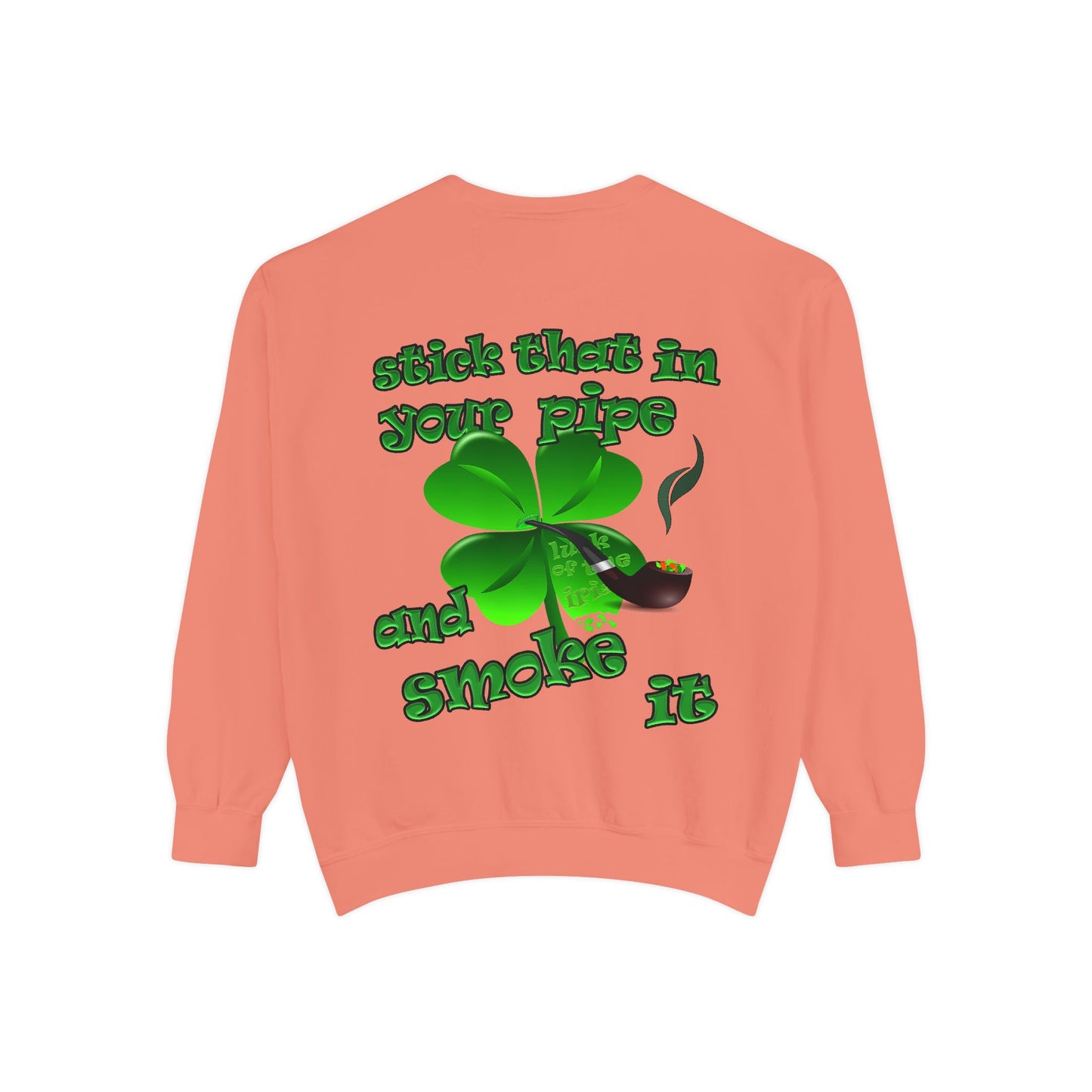 celtics logo - Unisex Garment-Dyed Sweatshirt