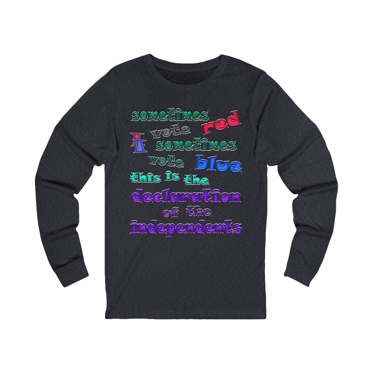 declaration of the independents - Unisex Jersey Long Sleeve Tee