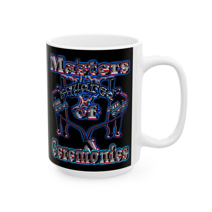 em cee squared - White Mug (black)