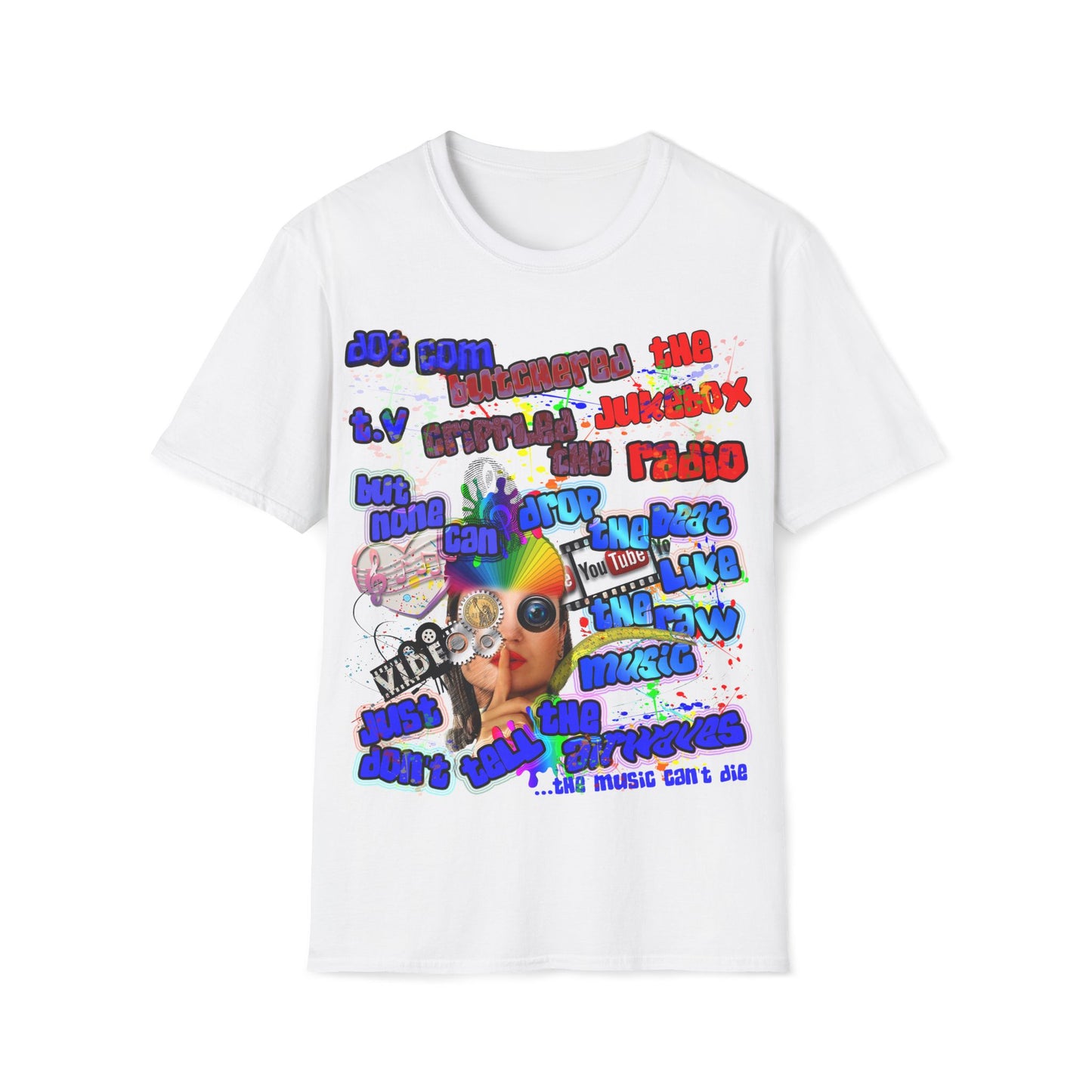 drop the beat - Unisex Softstyle T-Shirt