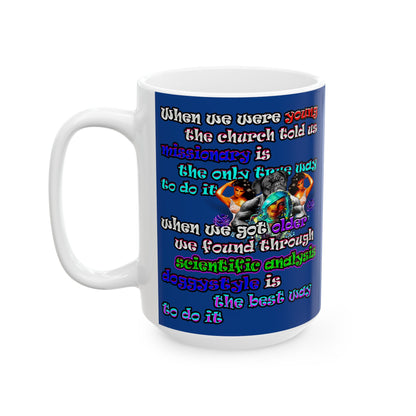 doggystyle - White Mug (dark blue)