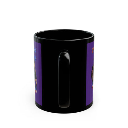 rw&b lives matter - Black Mug (purple)