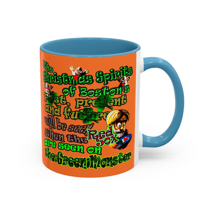 christmas spirits of boston - Accent Mug (crusta)