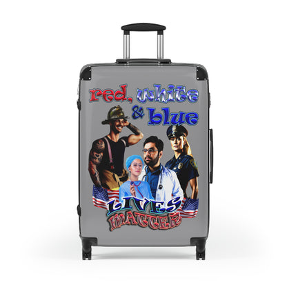 rw&b lives matter - Suitcase (grey)