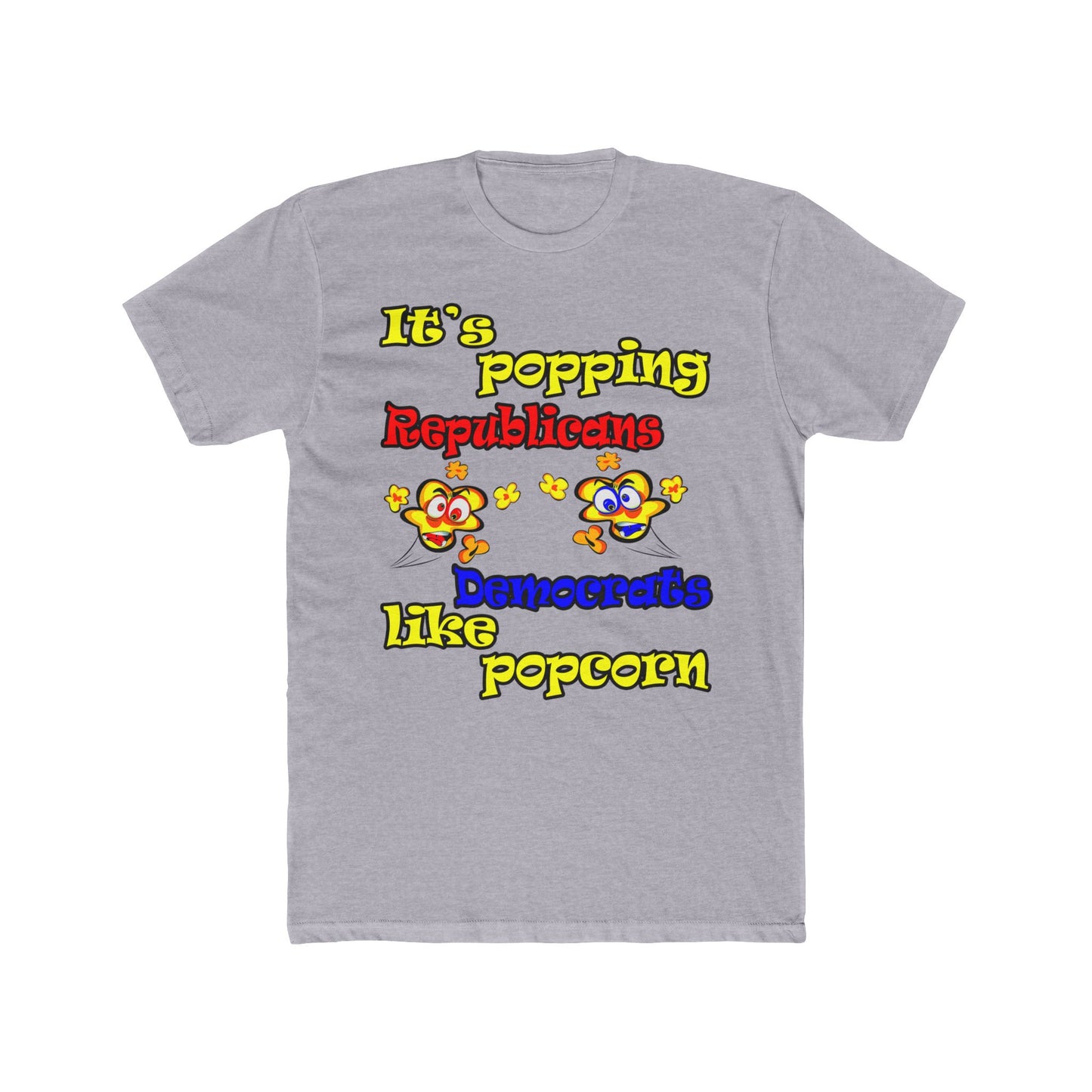 popping like popcorn - Men's Cotton Crew Tee