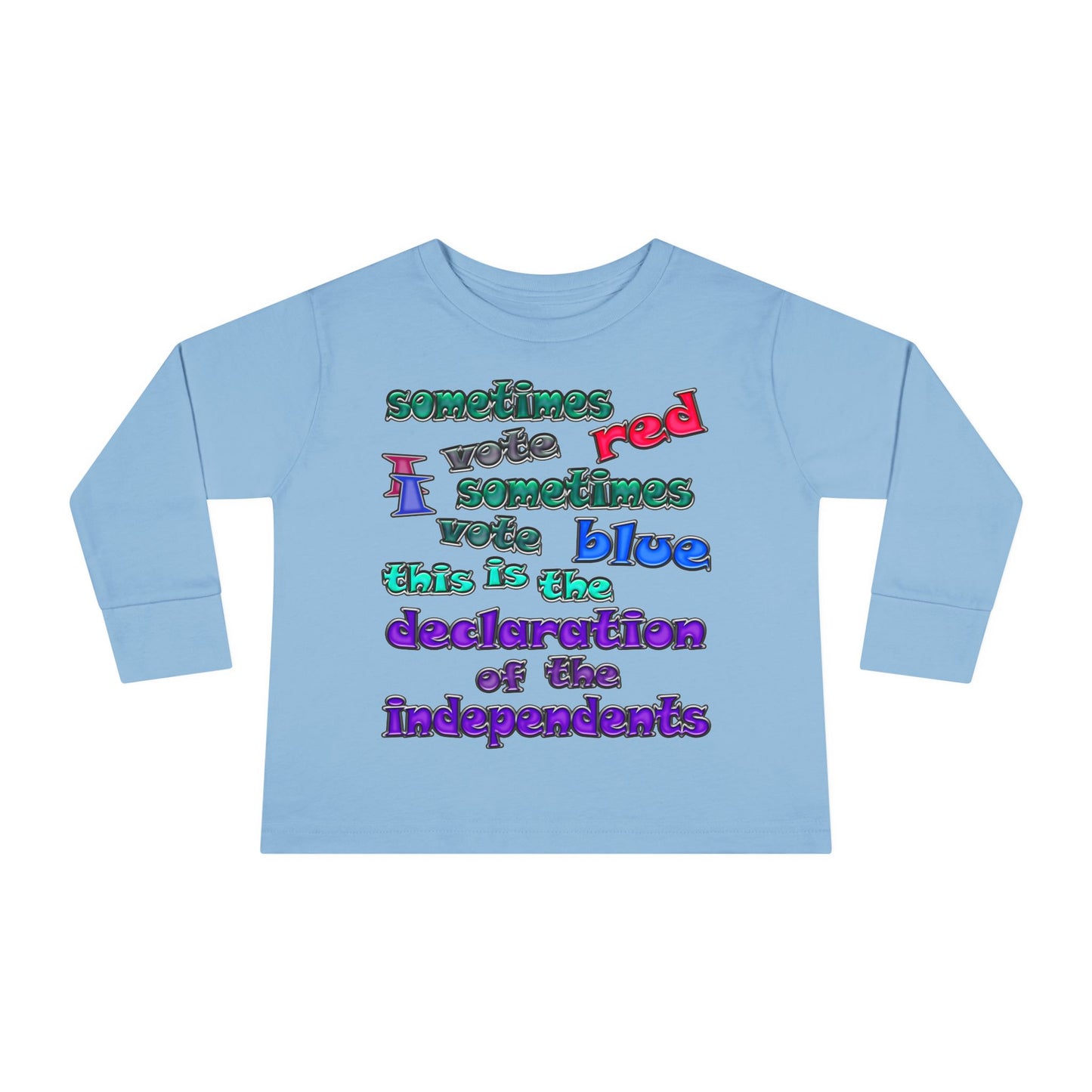 declaration of the independents - Toddler Long Sleeve Tee