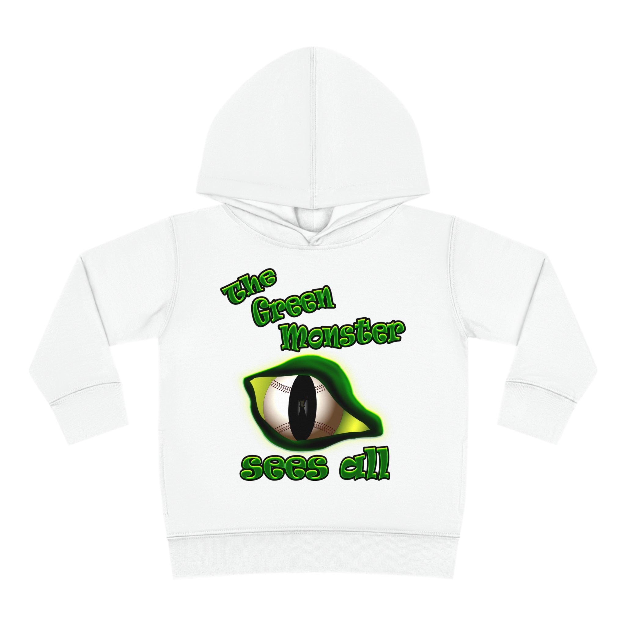 green monster - Toddler Pullover Fleece Hoodie