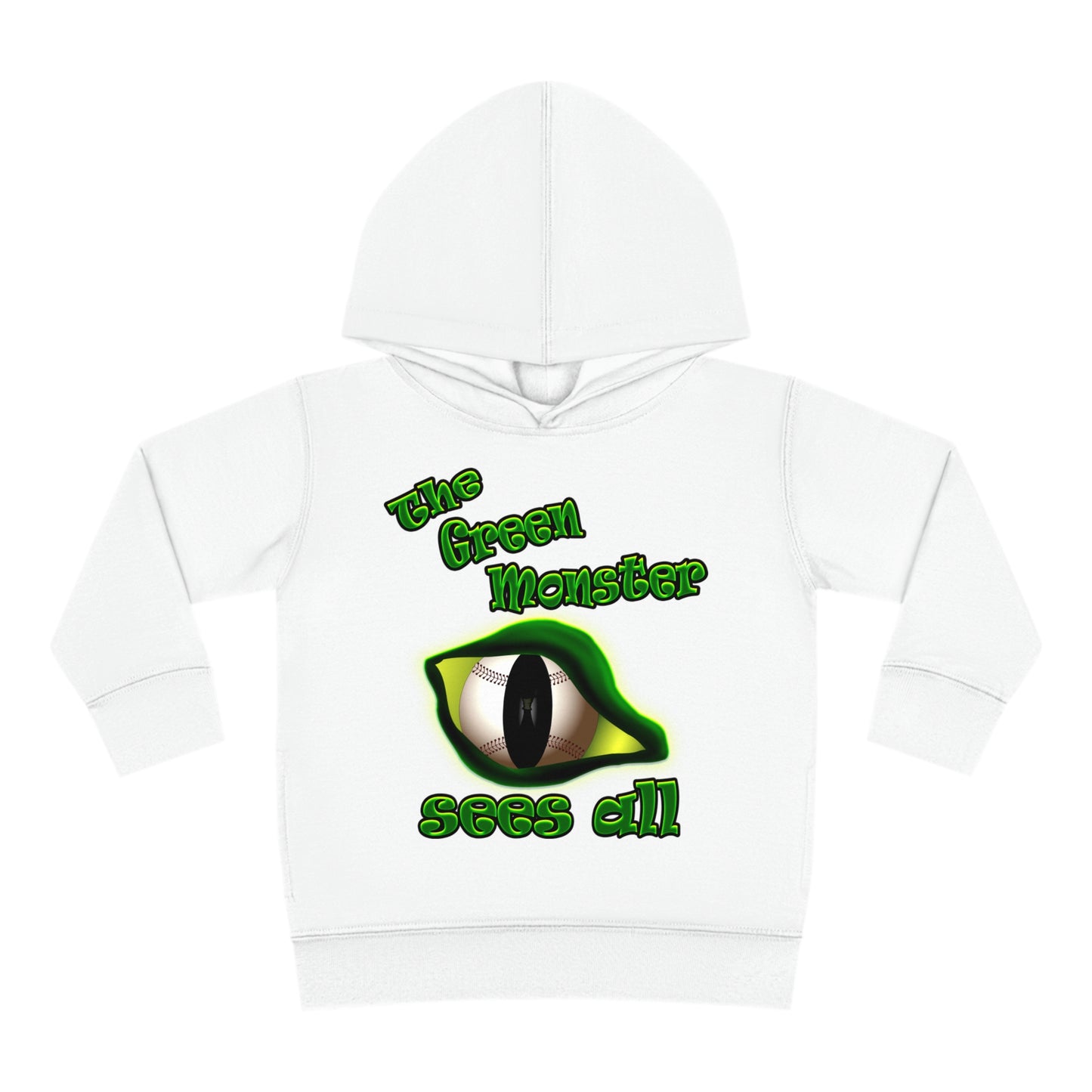 green monster - Toddler Pullover Fleece Hoodie