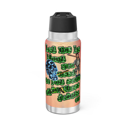 og - Gator Tumbler, 32oz  (yellow-orange wave)