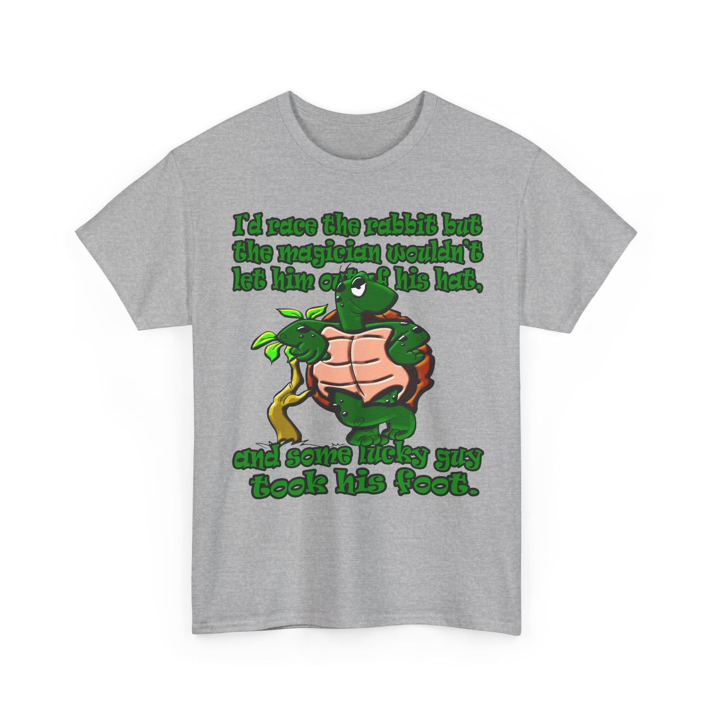 turtle race - Unisex Heavy Cotton Tee