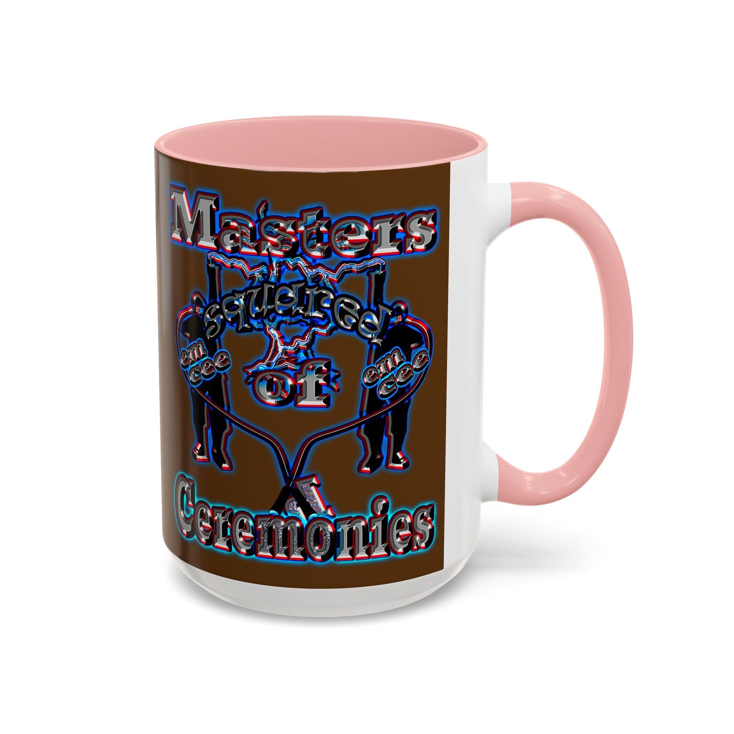 em cee squared - Accent Mug (brown)
