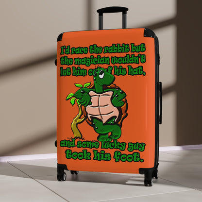 turtle race - Suitcase (orange)