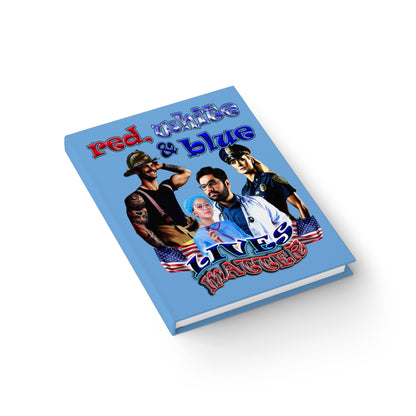 rw&b lives matter - journal-blank (light blue)