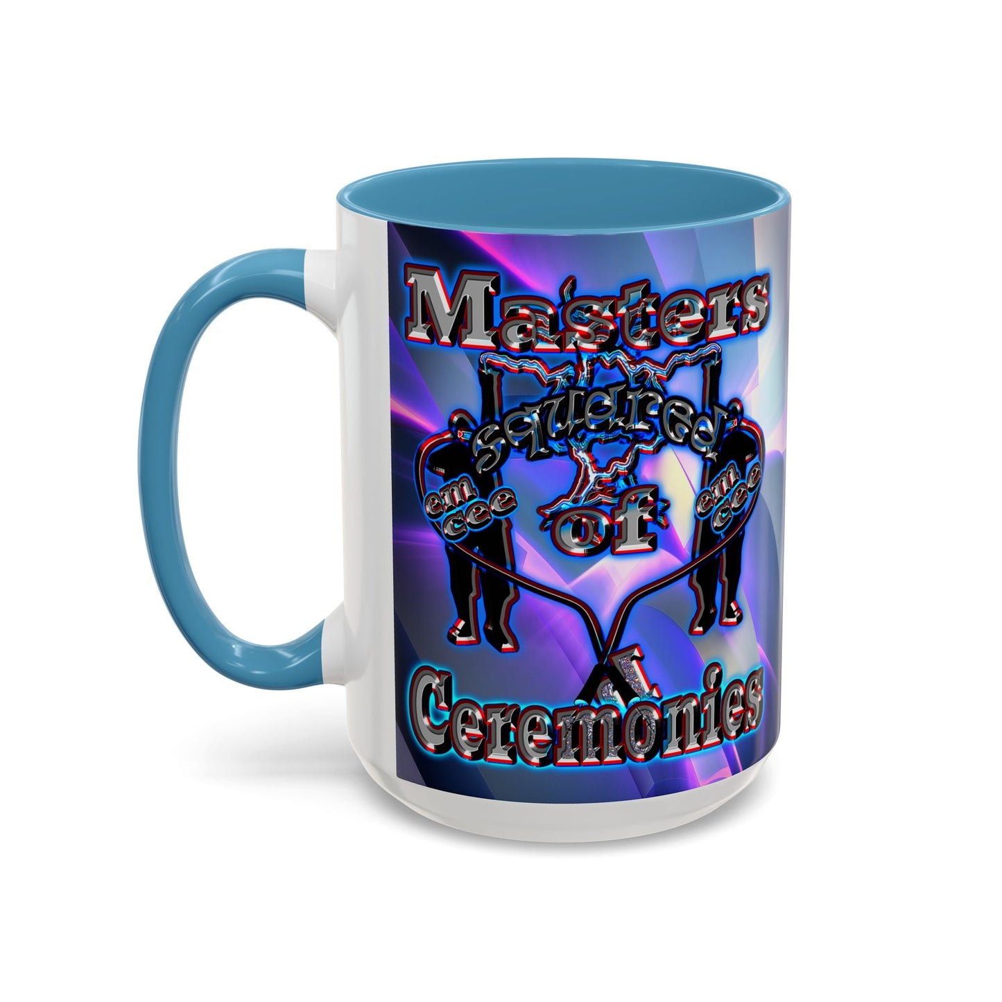 em cee squared - Accent Mug (grey-pink wave)