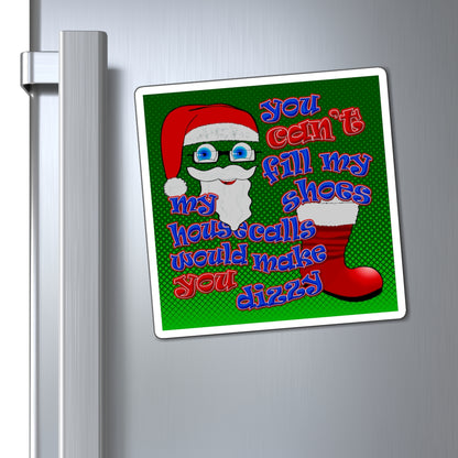 santa's shoes - Magnets - (logo green)