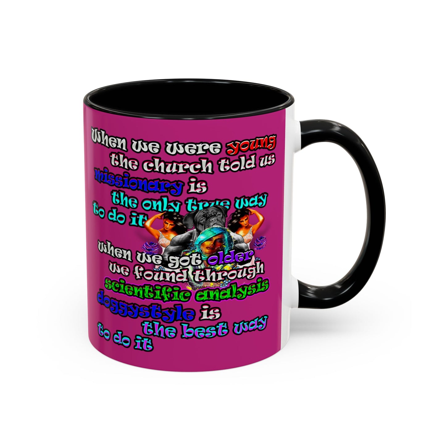 doggystyle - Accent Mug (pink)