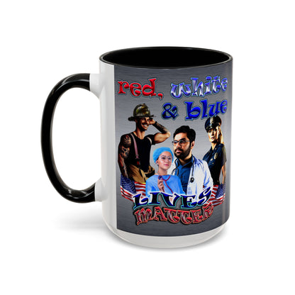 rw&b lives matter - Accent Mug (brushed nickel)
