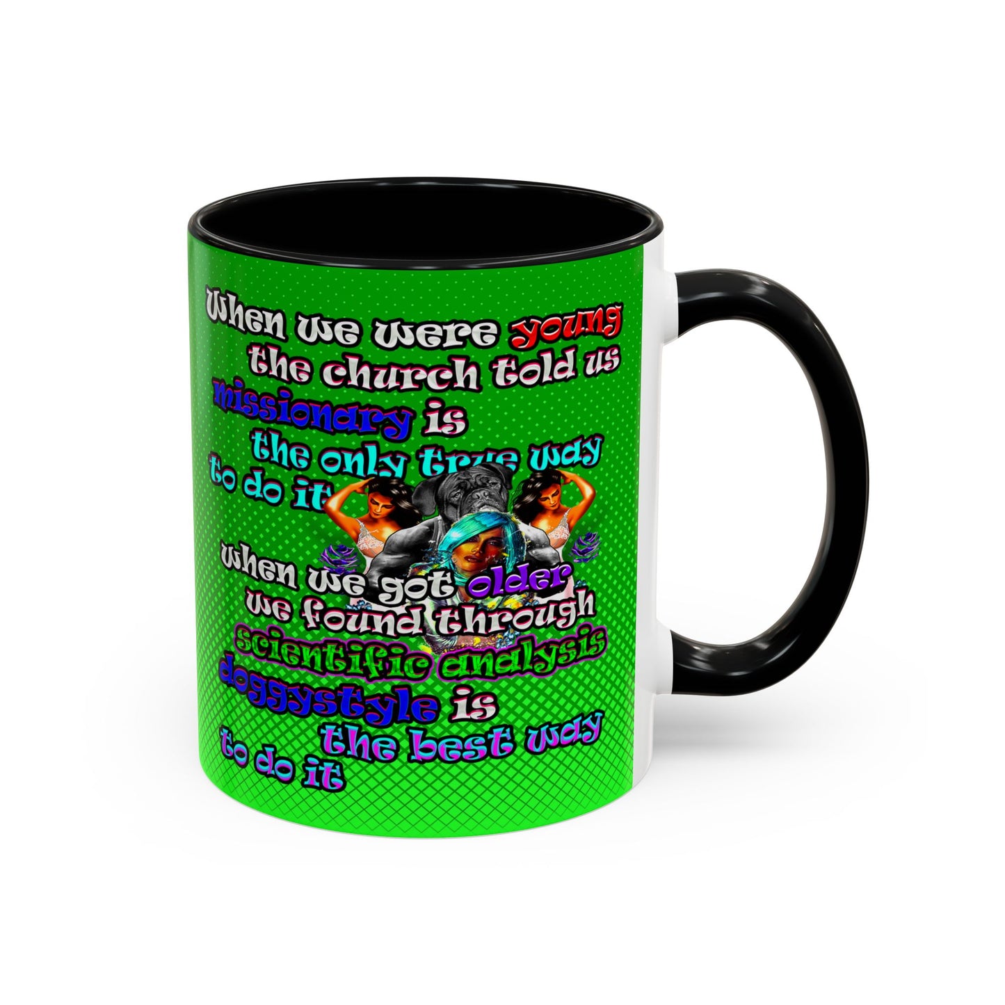 doggystyle - Accent Mug (logo green)