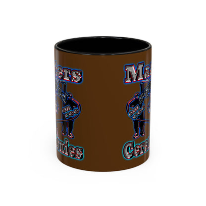 em cee squared - Accent Mug (brown)