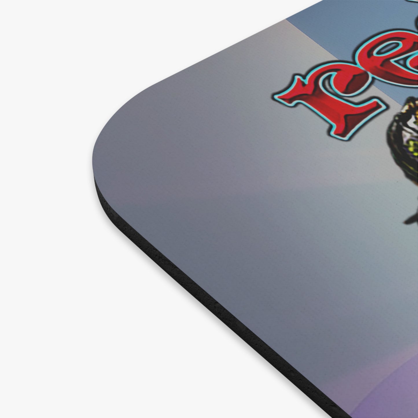 rw&b lives matter - Mouse Pad (Rectangle) (grey-pink wave)