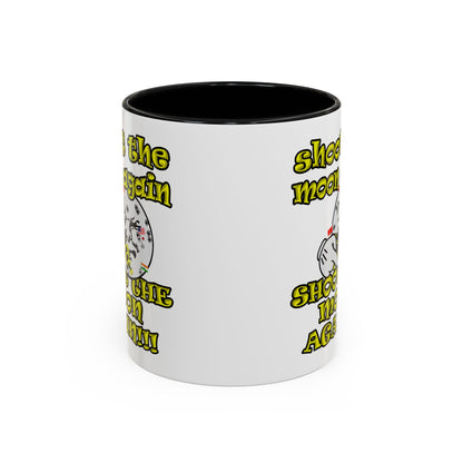 shoot the moon again - Accent Mug (white)