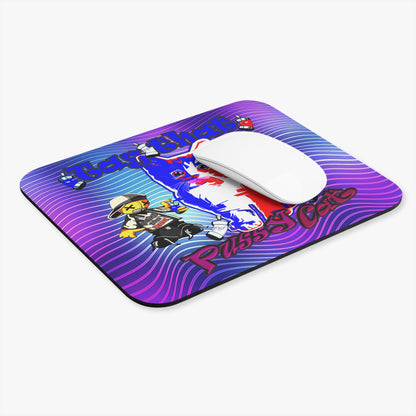 tag that - Mouse Pad (Rectangle) (purple wave)