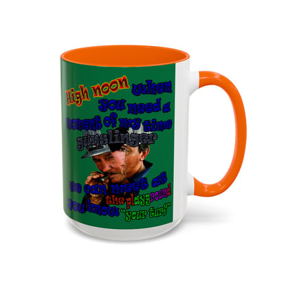 high noon - Accent Mug (dark green)