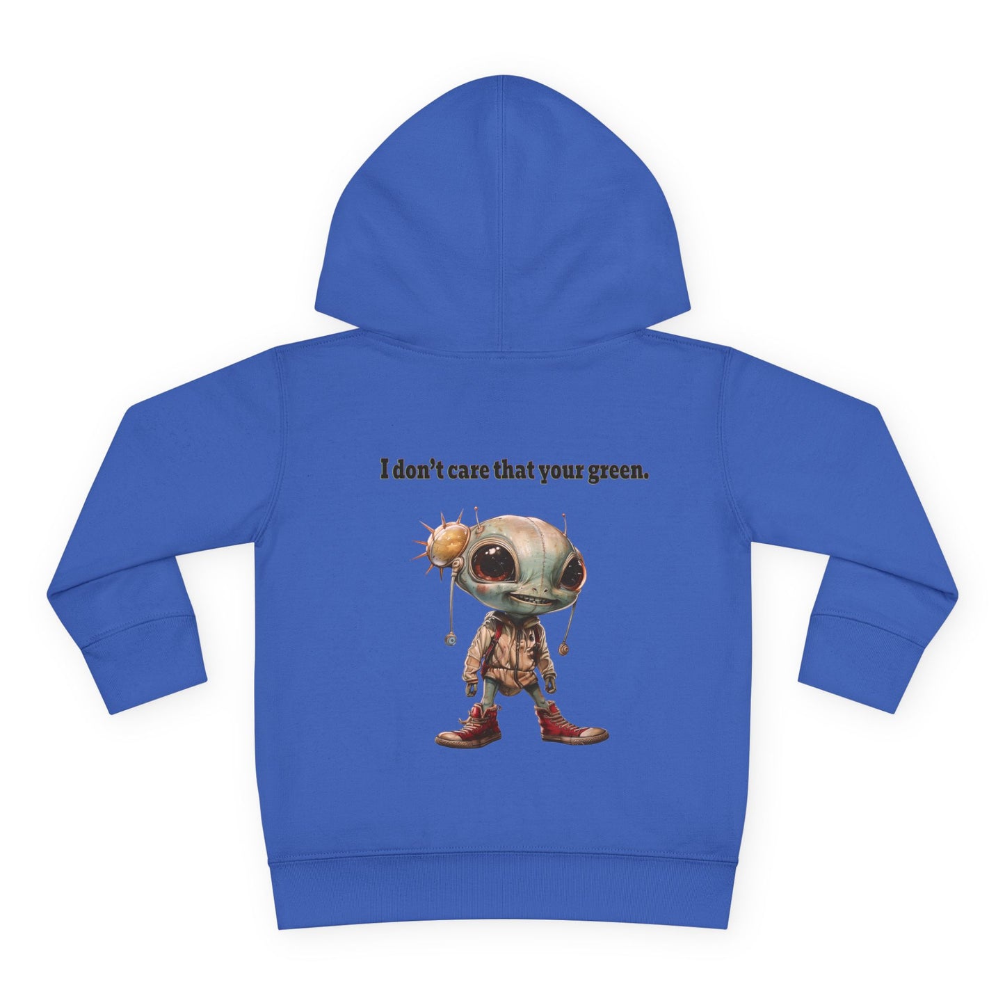 I don't care that your grey - Toddler Pullover Fleece Hoodie