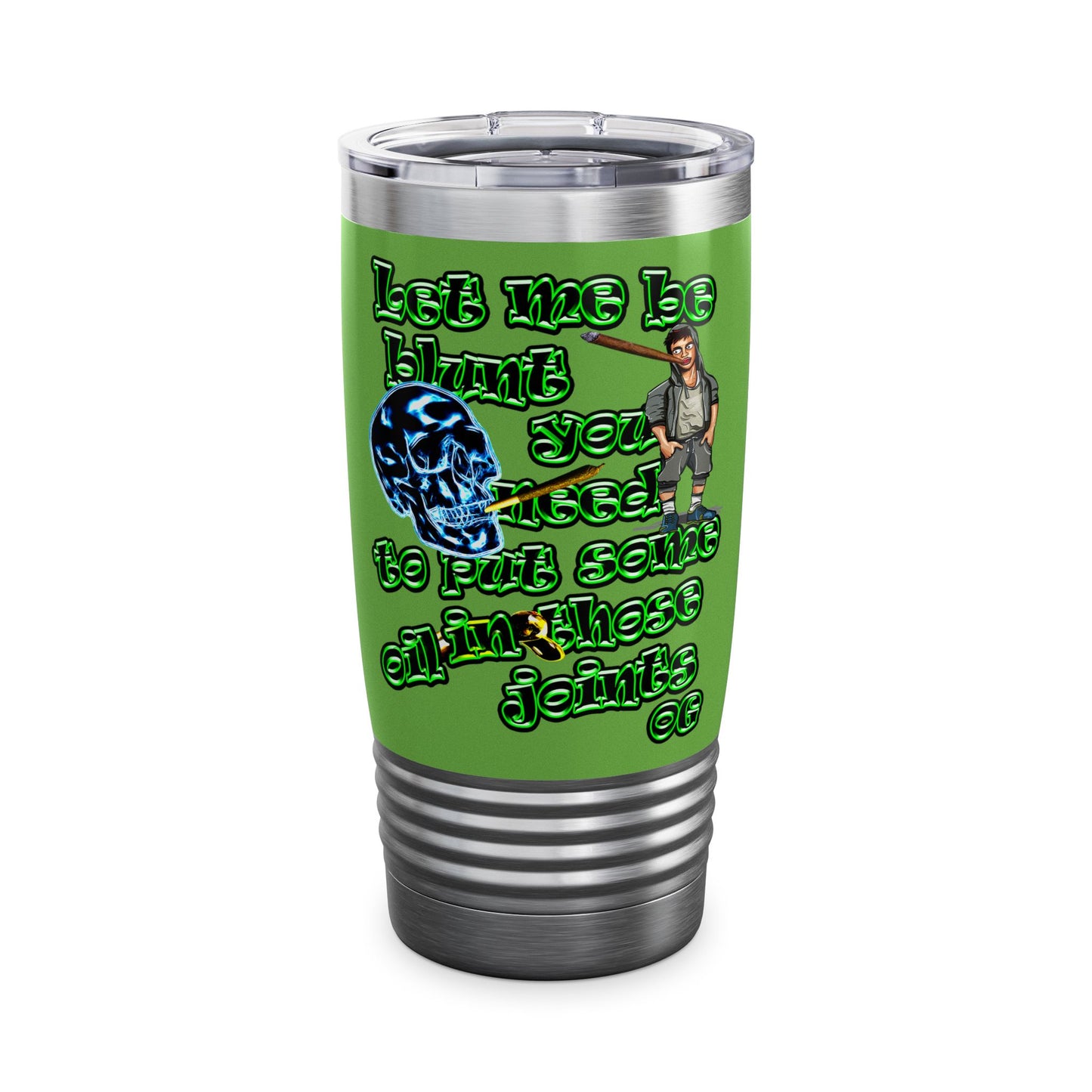 og - Ringneck Tumbler, 20oz (green)
