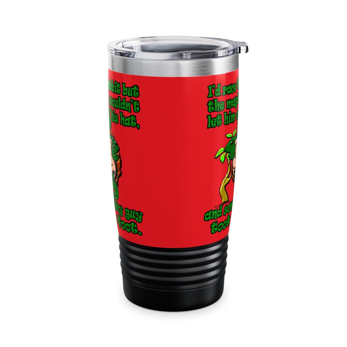 turtle race - Ringneck Tumbler, 20oz (red)
