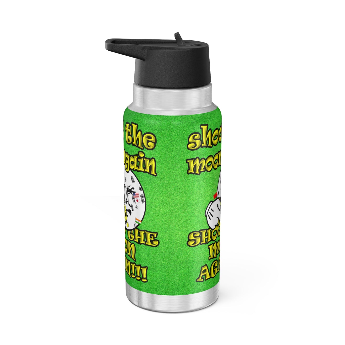 shoot the moon again - Gator Tumbler, 32oz  (green turf)