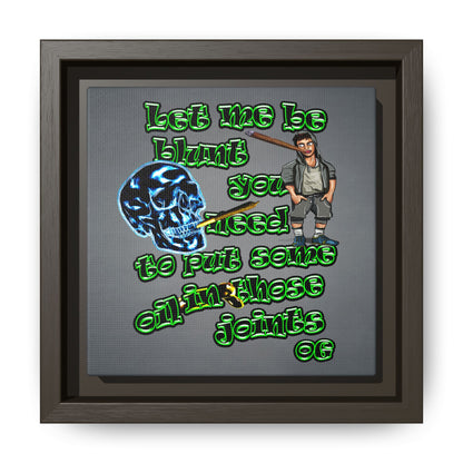 og - framed canvas art (grey-light grey)