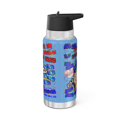 drop the beat - Gator Tumbler, 32oz (light blue)