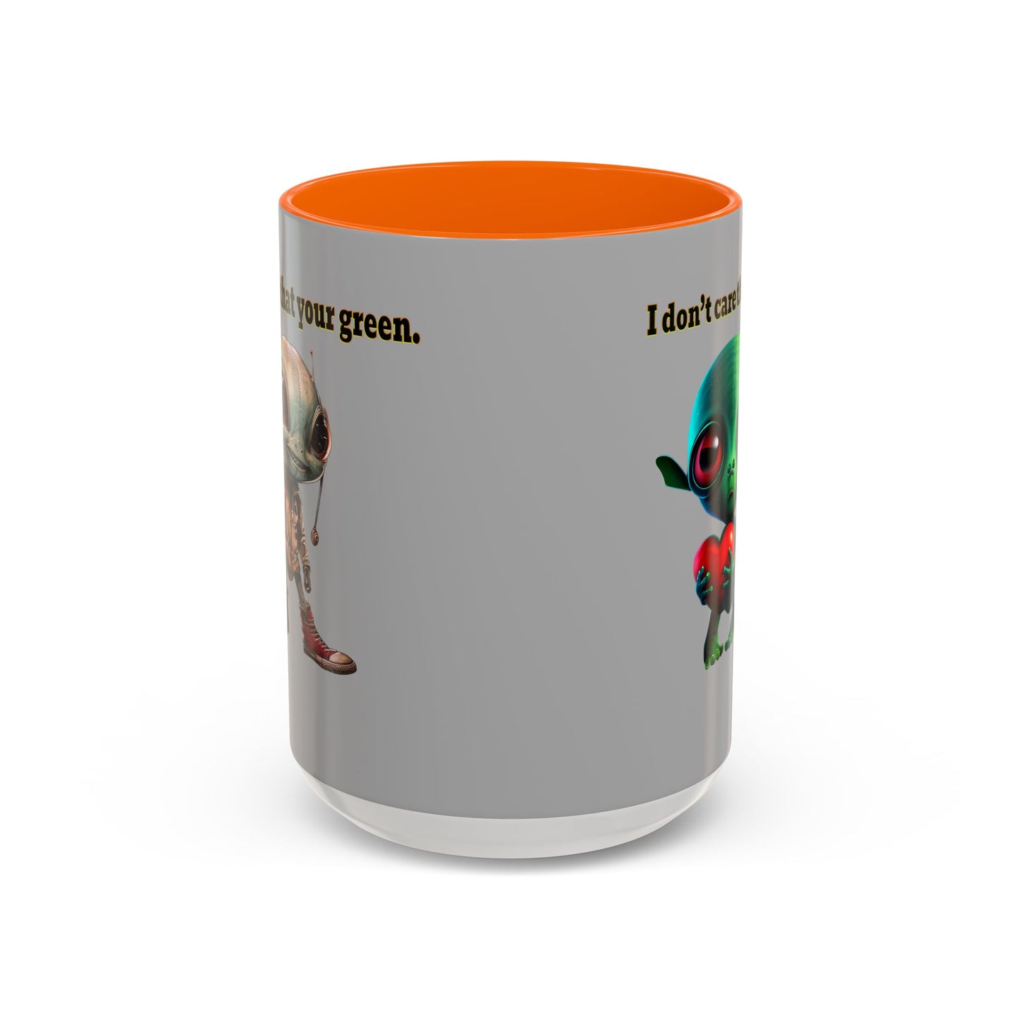 I don't care that your grey - Accent Mug (light grey)