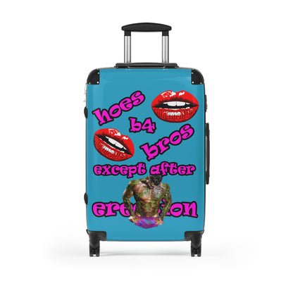 hoes b4 bros - Suitcase (turquoise)