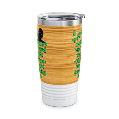 noticed you noticing - Ringneck Tumbler, 20oz (butterscotch wood finish)