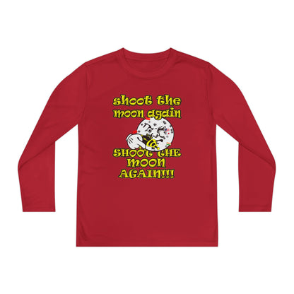shoot the moon again - Youth Long Sleeve Competitor Tee