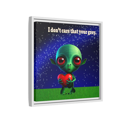 I don't care that your grey - framed canvas art ('snoops' background)