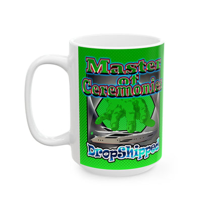 logo - White Mug (logo green)