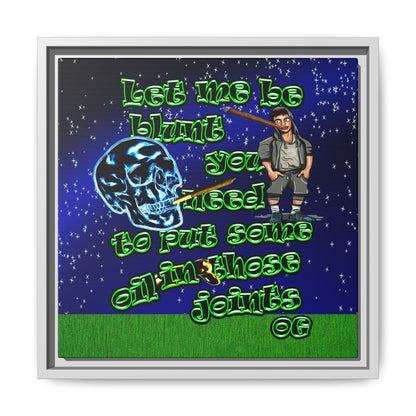og - framed canvas art ('snoops' background)