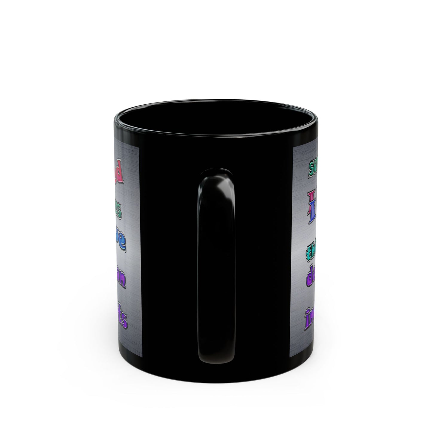 declaration of the independents - Black Mug (brushed nickel)