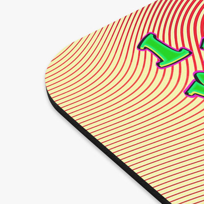 noticed you noticing - Mouse Pad (Rectangle) (yellow-orange wave)