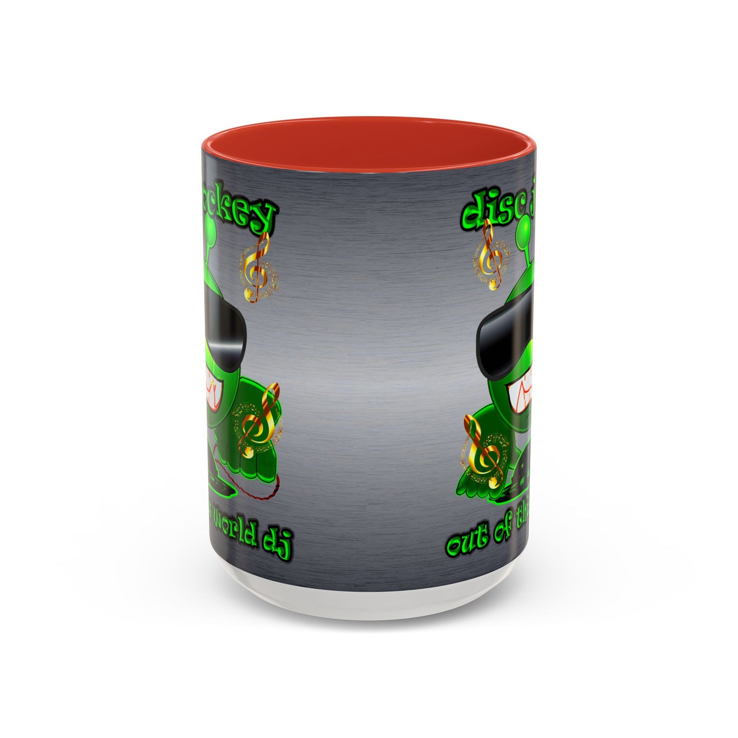 disc jockey - Accent Mug (brushed nickel)