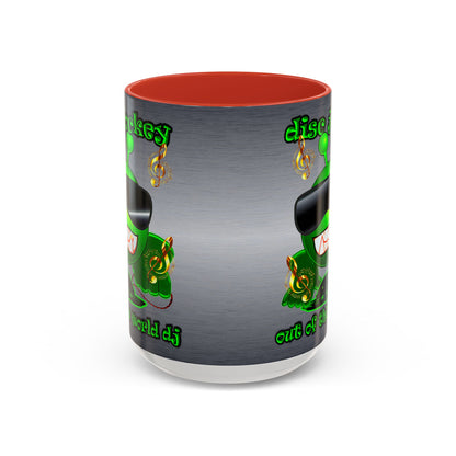 disc jockey - Accent Mug (brushed nickel)